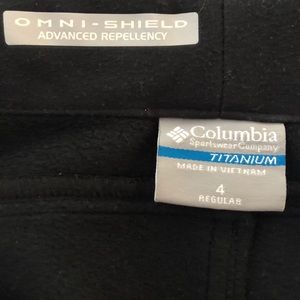 Columbia Omni Shield pants